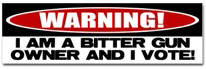 Bitter Gun Owner Sticker (Bumper)