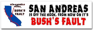 It's Bush's Fault