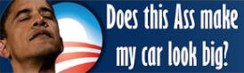 Obama Ass 2012 Sticker (Bumper)