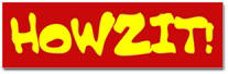 Howzit Sticker (Bumper)