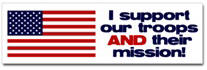 Troops & Mission Sticker (Bumper)