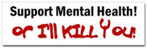 Support Mental Health Sticker (Bumper)
